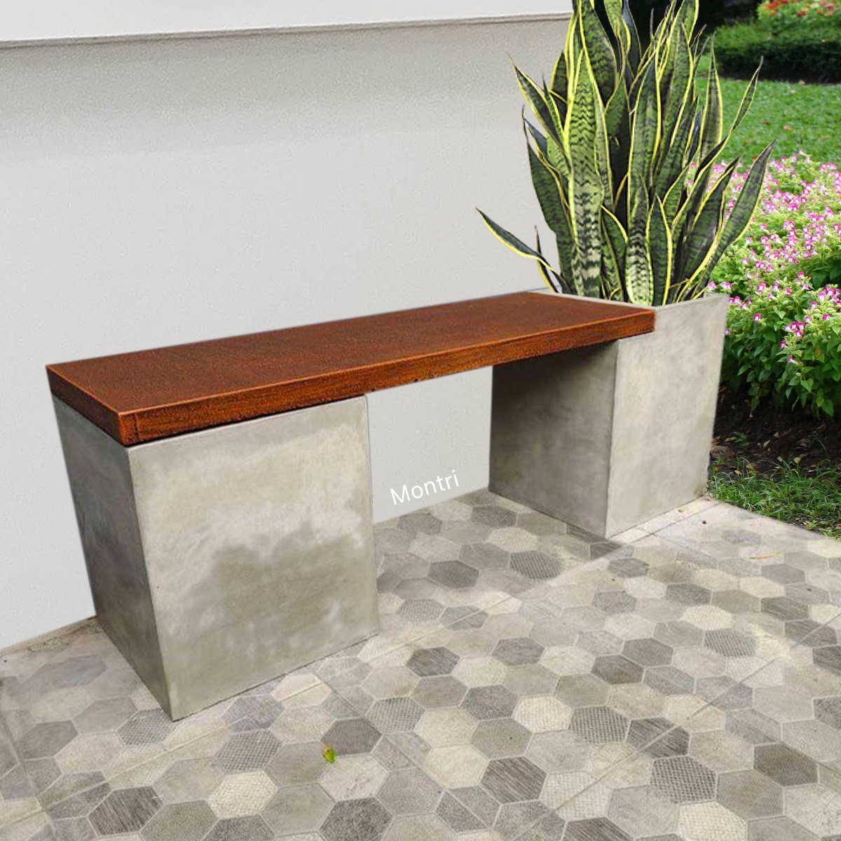 ม้านั่งสนามดีไซน์ทันสมัย ตอบโจทย์ทุกโครงการ ไม่ว่าจะวางในสวนพื้นที่บ้านสวนตัวก็ลงตัว ทนแดดและฝน ขนาด 127 cm.