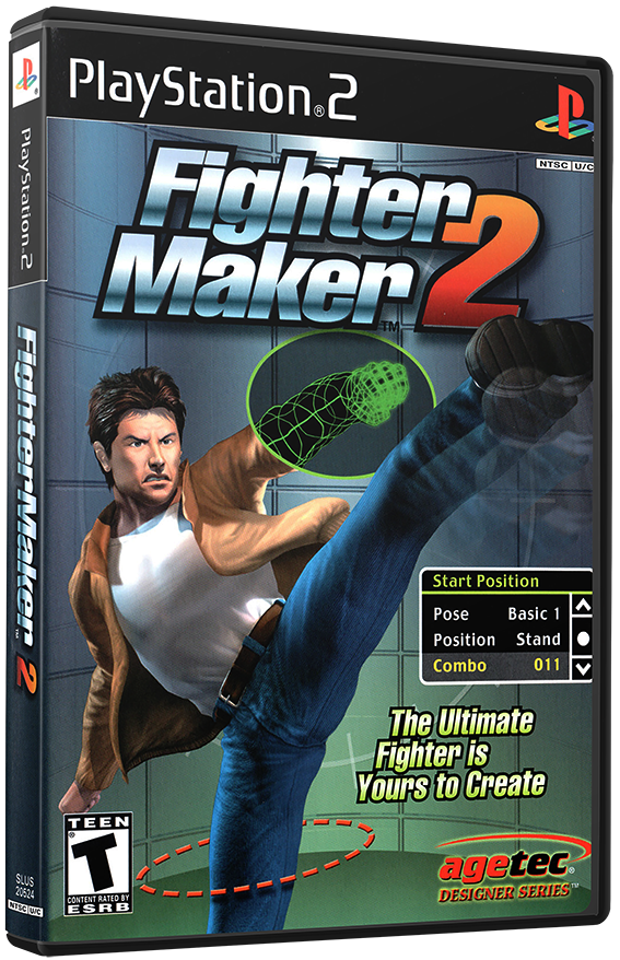 แผ่นเกมส์ PS2 : Fighter Maker 2