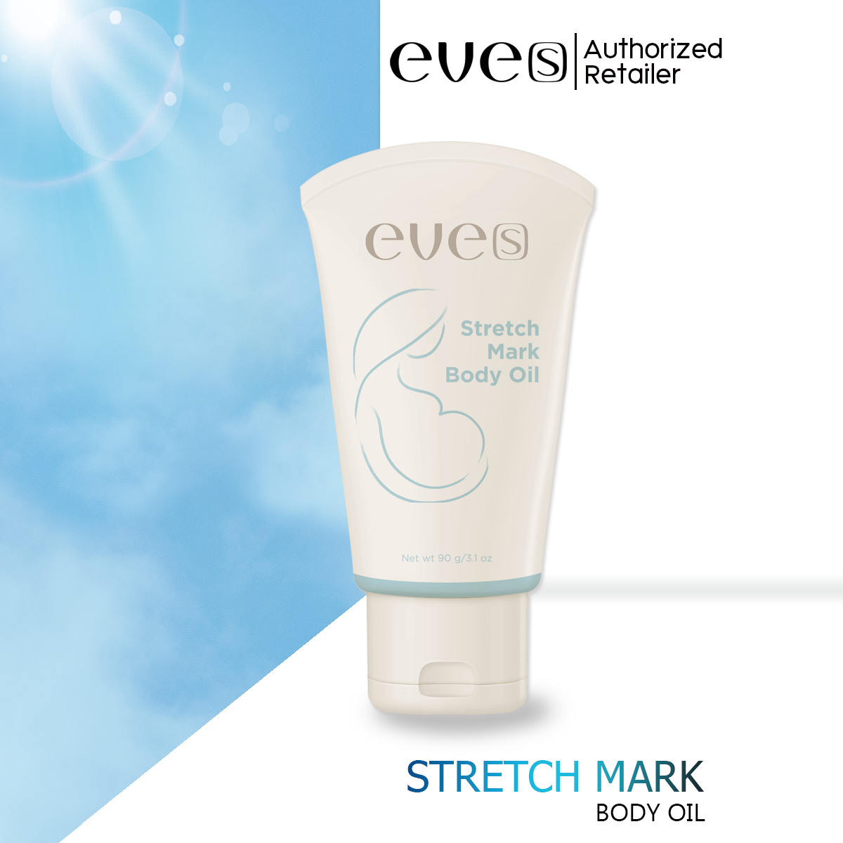 อีฟส์ EVE’S อีฟส์ออยล์ แอนตี้ สเตรช มาร์ค บอดี้ ออยล์ 90 g. ป้องกัน ท้องแตกลาย คนท้อง ตั้งครรภ์ ลดรอยแตกลาย