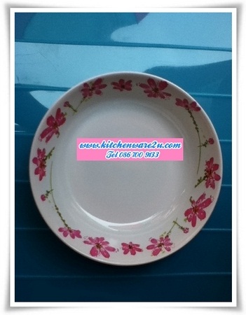 P05245 ชามเมลามีน 8 นิ้ว อย่างหนา ลายใหม่ สวย (ราคาส่งต่อ 12 ใบ คลิ๊กที่สินค้าเพื่อชมรายละเอียดของขนาด)