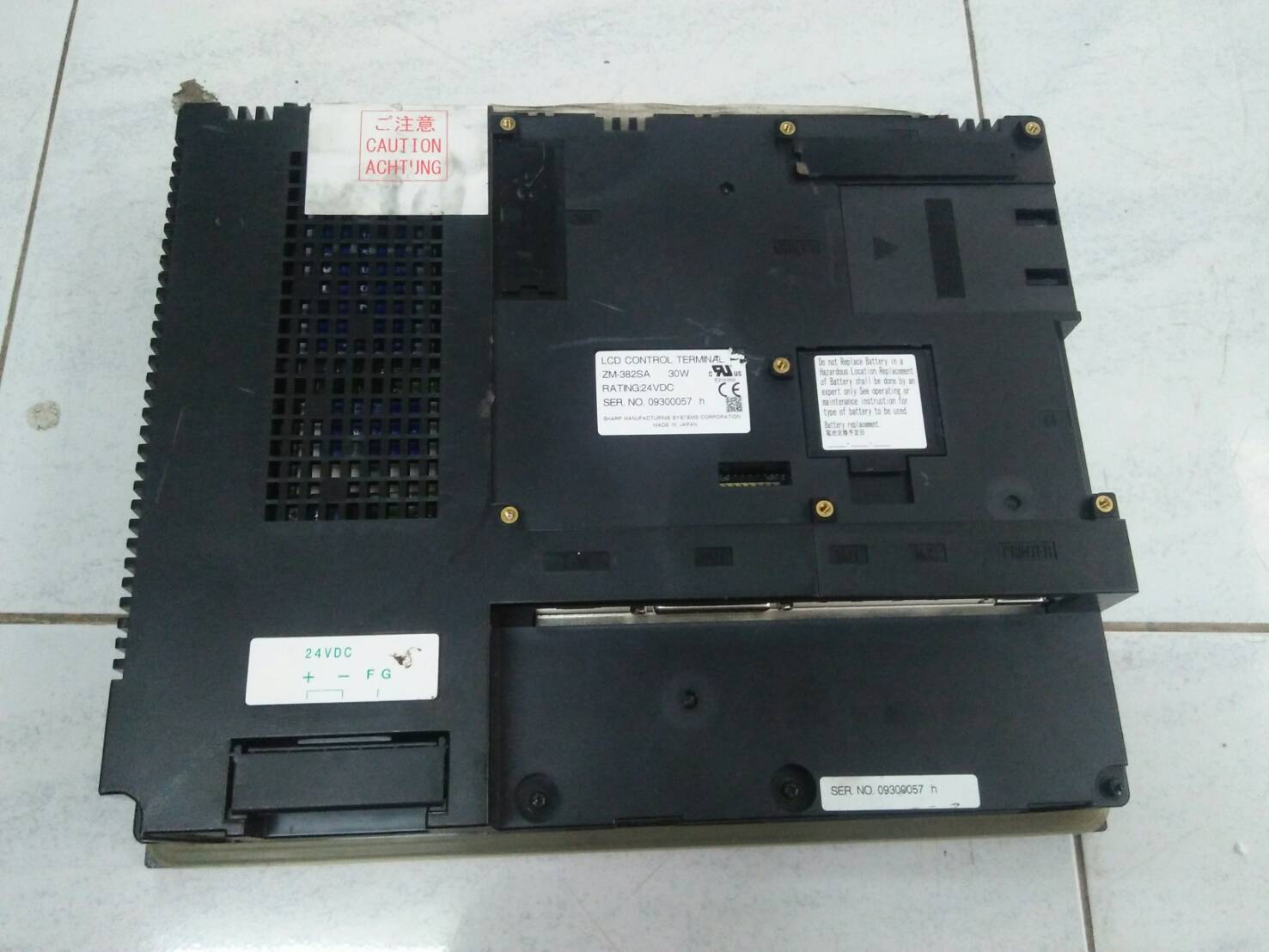 HMI "SHARP" MODEL : ZM-382SA