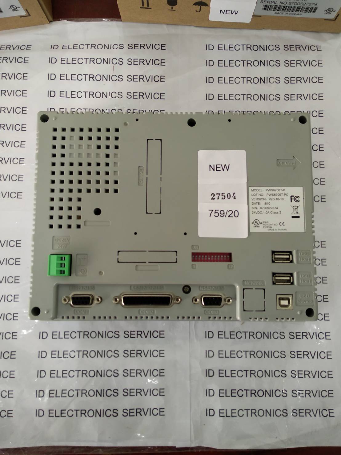 Hitech hmi รุ่น PWS6700T-P