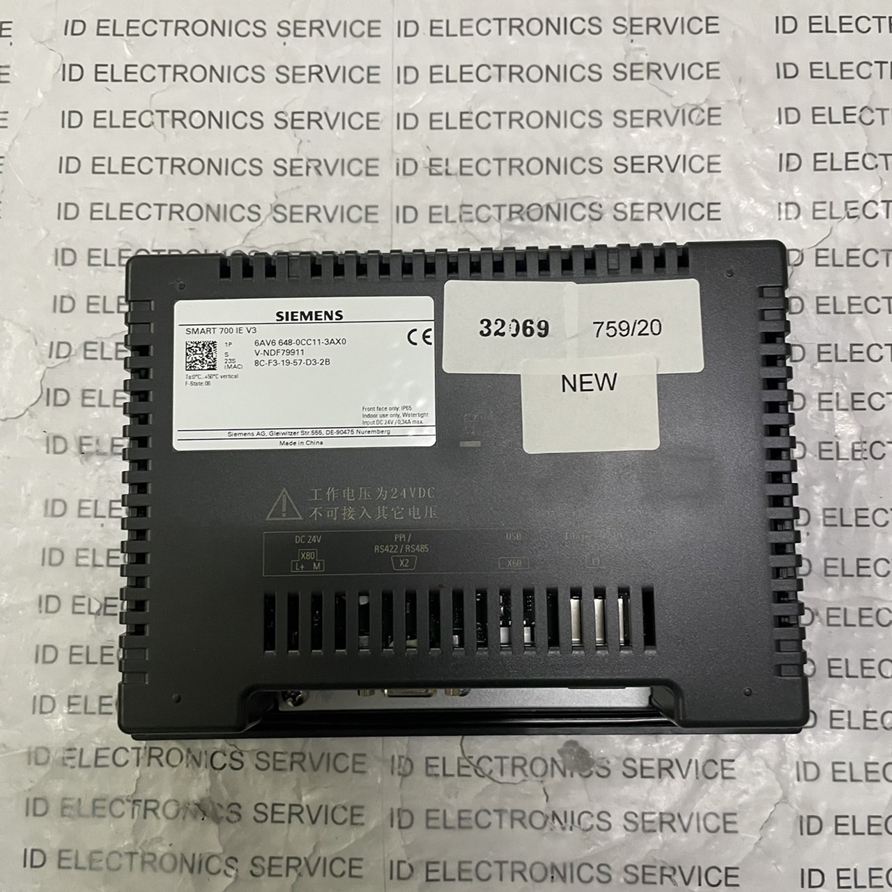 ขาย 6AV6 648-0CC11-3AX0 (Smart 700IE V3) HMI "SIEMENS"