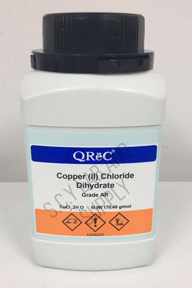Copper (II) Chloride dihydrate AR grade (500g) QReC