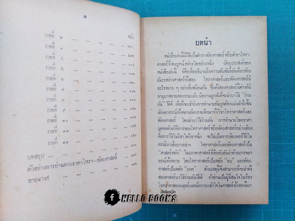 ตำรา โหรา-หัตถศาสตร์