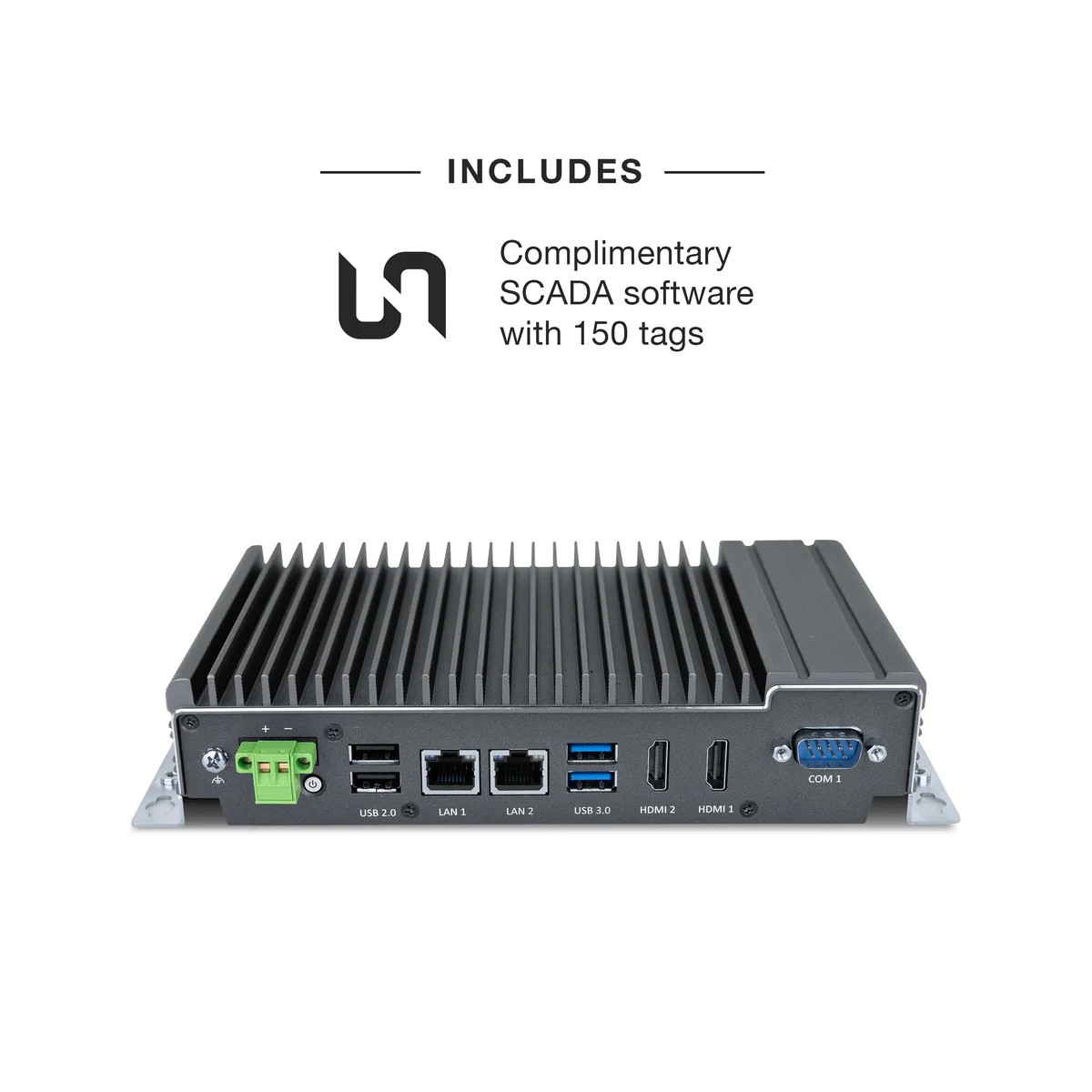Intel Celeron J3455 Fanless Industrial Box PC CM-NB200-D