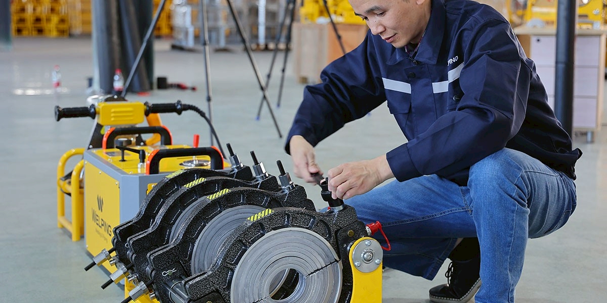 เครื่องเชื่อมท่อ Welping รุ่น WP250A (ไฮดรอลิค) ขนาดท่อที่เชื่อม 63 mm.-250 mm.