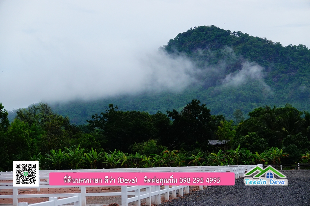 ที่ดินนครนายก วิวภูเขาสวยๆ ราคาแปลงละ 1.36 ล้านบาท สด และผ่อน