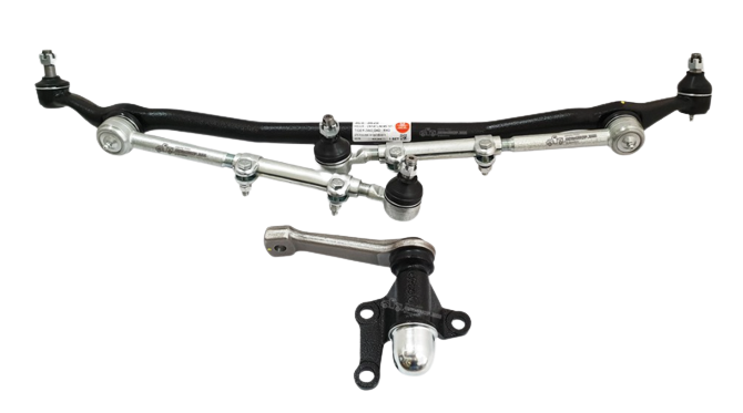 (ประกัน 6 เดือน) คันส่งกลางยกชุด TOYOTA TIGER 2WD - D4D / LN147, LN145, LN15#, TIGER 2WD - D4D / ขาเหลี่ยม / โตโยต้า / ไทเกอร์ ตัวเตี้ย ปี 97-On / 3CE-3620 / พวงมาลัยขวา (CENTER LINK, ROD END) ยี่ห้อ 333 (ยกชุด)