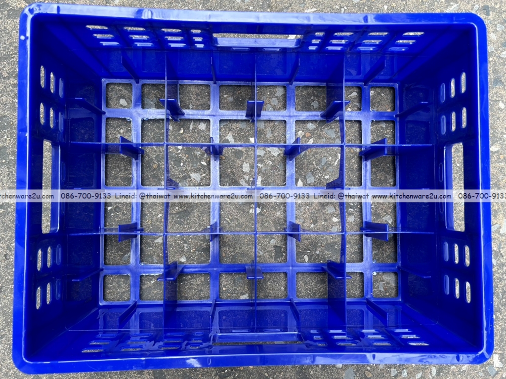 P11455 ลังคว่ำแก้วเบียร์ 12 ช่อง (36*49*19 cm) No.503 แข็งแรง เกรดเอ ราคาส่งต่อ 12 ใบ :เฉลี่ย 185 บต่อใบ