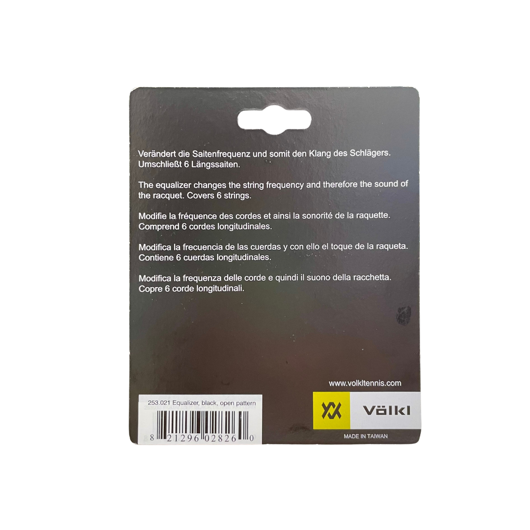 DNX Equalizer Open Pattern 1-Pack Black/Silver