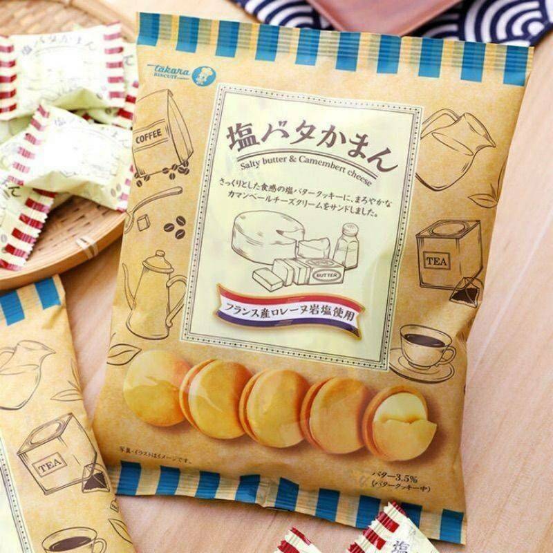 Takara คุ้กกี้เนย Biscuit Salted Butter & Camembert Cheese จากญี่ปุ่น