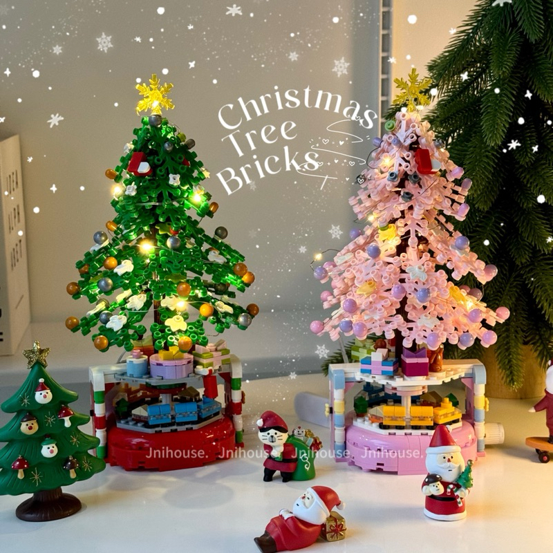 [พร้อมส่ง] Jnihouse : ตัวต่อต้นคริสต์มาส (Starlight Christmas Tree Bricks)