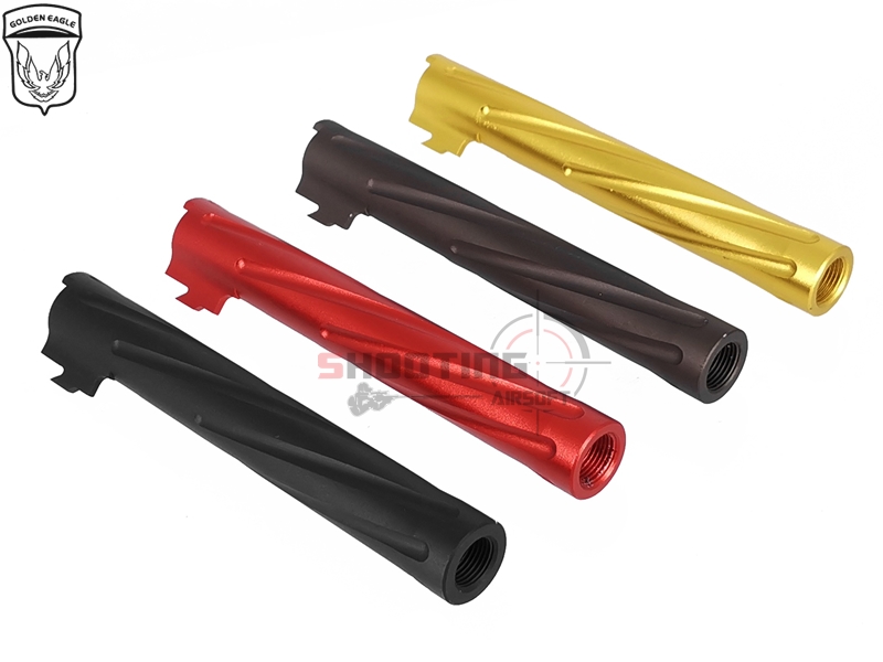ท่อนอก เซาะร่องเกลียว Hi-Capa 5.1 GBB - Golden Eagle