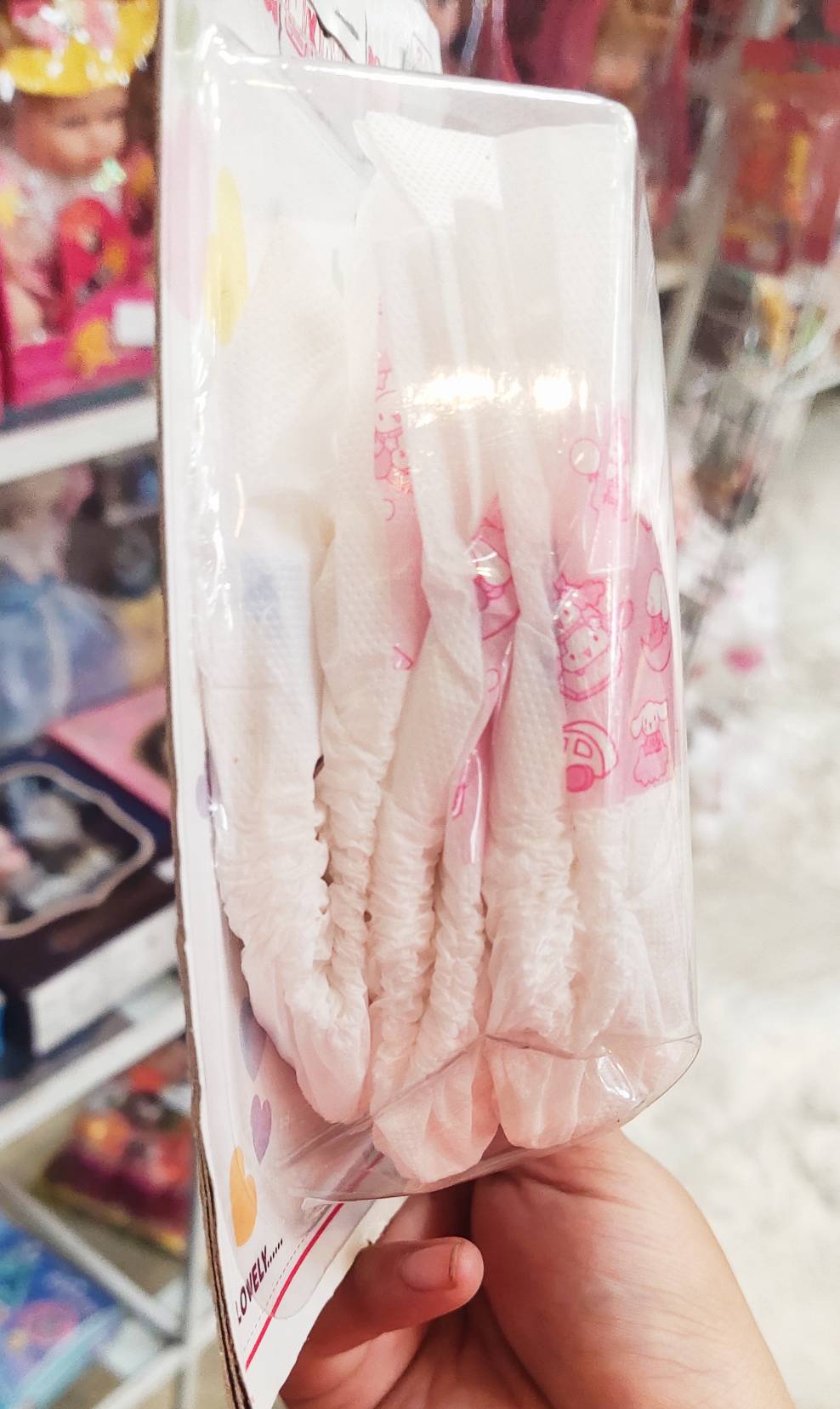 กางเกง ผ้าอ้อมตุ๊กตา ใส่สำหรับตุ๊กตา 1 กล่อง 3 ชิ้น