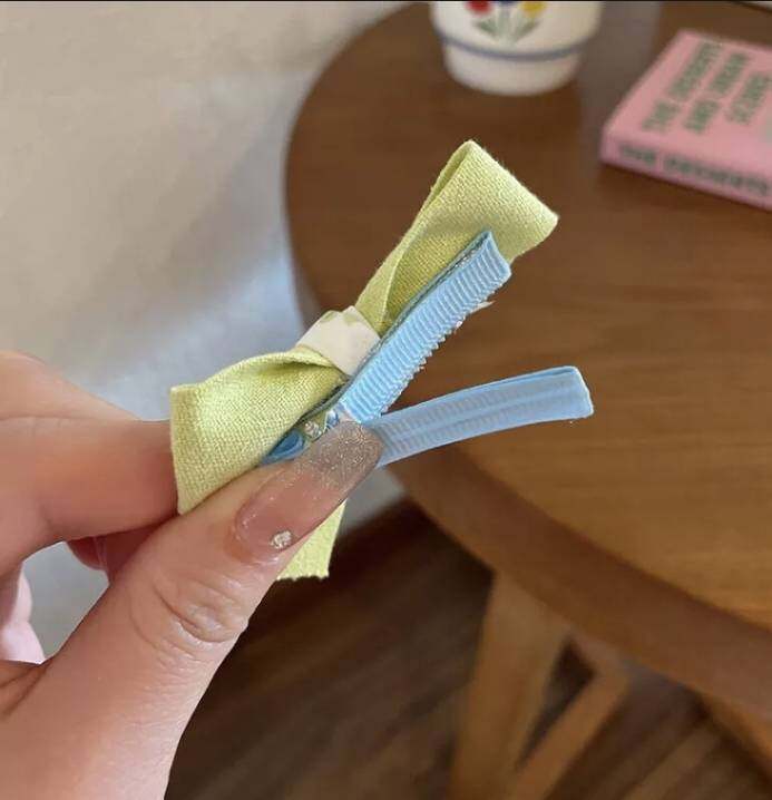 💗 มาหยากิ๊ฟช้อป 💗 กิ๊บโบว์ กิ๊บเซ็ต น่ารัก กิ๊บเด็ก ผู้หญิง สีสวย (1 แพ็ค มี 2 ชิ้น)