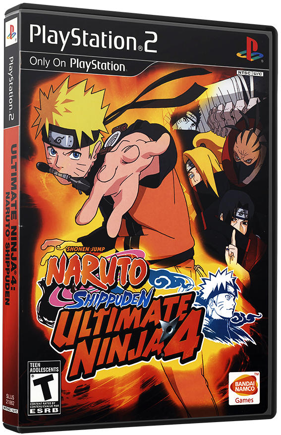 แผ่นเกมส์ PS2 : Naruto Shippuden - Ultimate Ninja 4