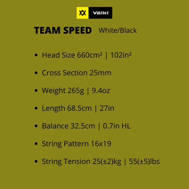 Team Speed Turquoise(prestrung) the most comfortable “entry price level” racquet