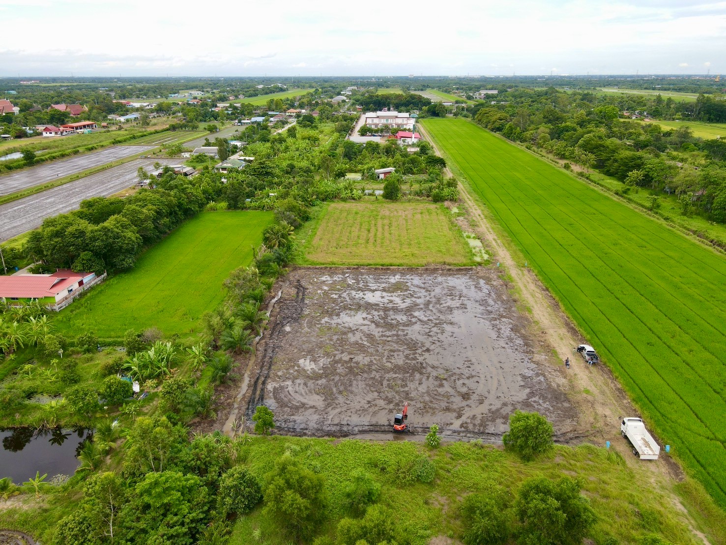 "ที่ดินในฝัน ใกล้เมือง 🌿 1 ไร่ – คลอง 8 หนองเสือ จ.ปทุมธานี"