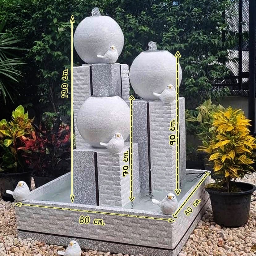 ชุดน้ำผุดระดับ 3 แต่งสวย เสริมฮวงจุ้ย เป็นสิริมงคลให้แก่ บ้าน ที่ทำงาน หรือคอนโด