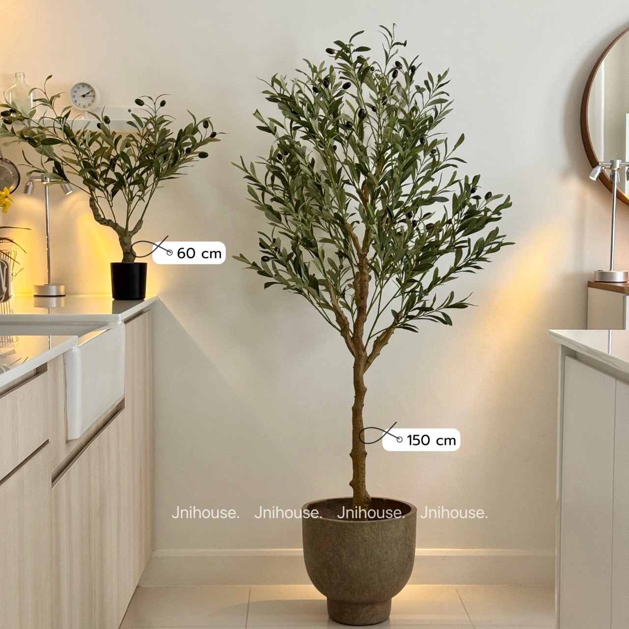 [พร้อมส่ง] Jnihouse : ต้นมะกอกประดิษฐ์ (Artificial Olive Tree) ต้นไม้ปลอม