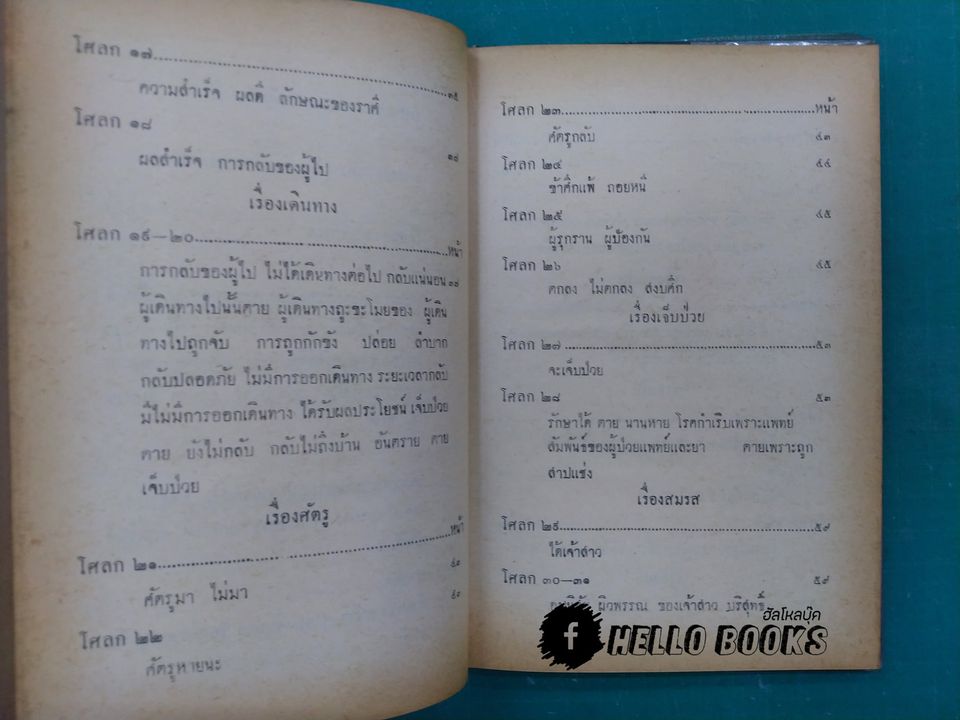 คัมภีร์โหราศาสตร์ ปรัศนศาสตร์