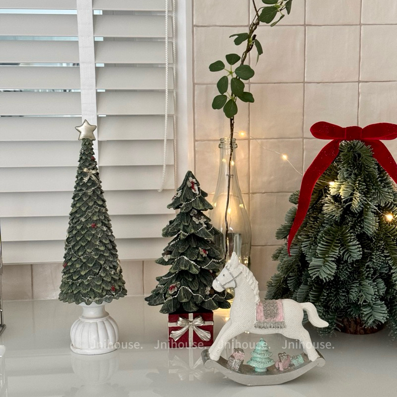[พร้อมส่ง] Jnihouse : ของตั้งโชว์เรซินประดับคริสต์มาส (Resin Christmas Charm)