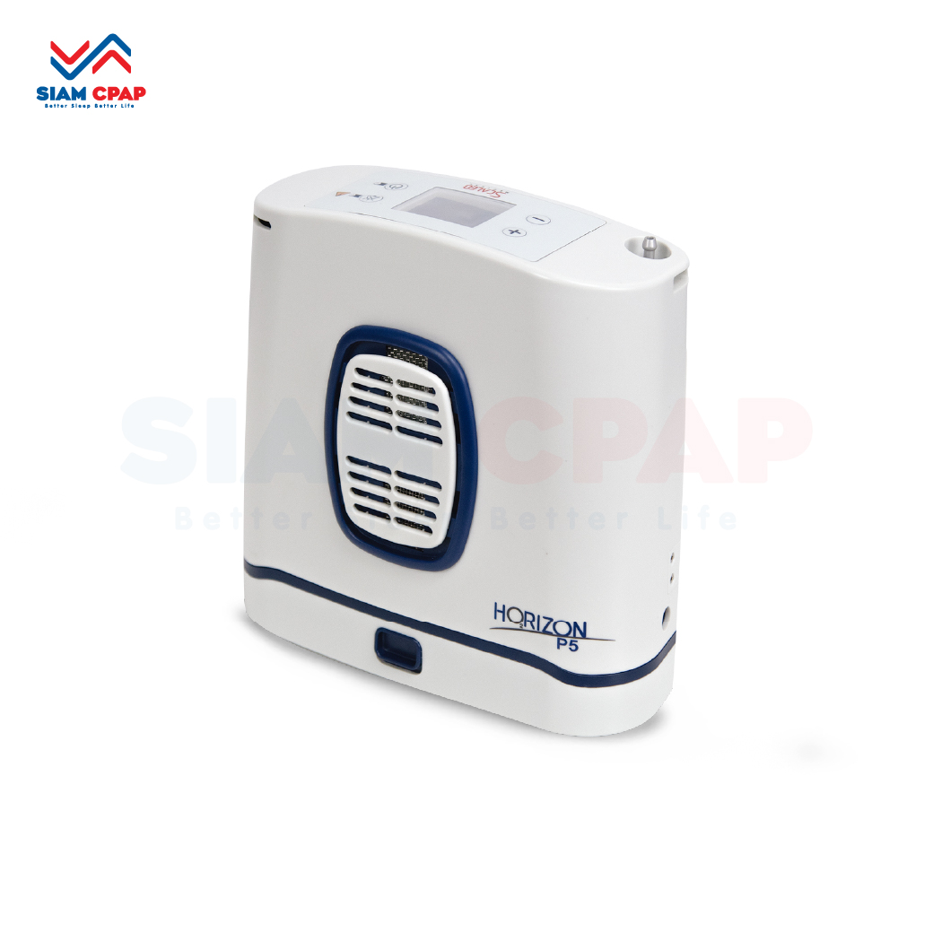 แบตเตอรี่ 3 ก้อน เครื่องผลิตออกซิเจนพกพา Horizon P5 Made in France ประกันศูนย์ไทย 3 ปี [รุ่นใหม่เสียงเงียบ]
