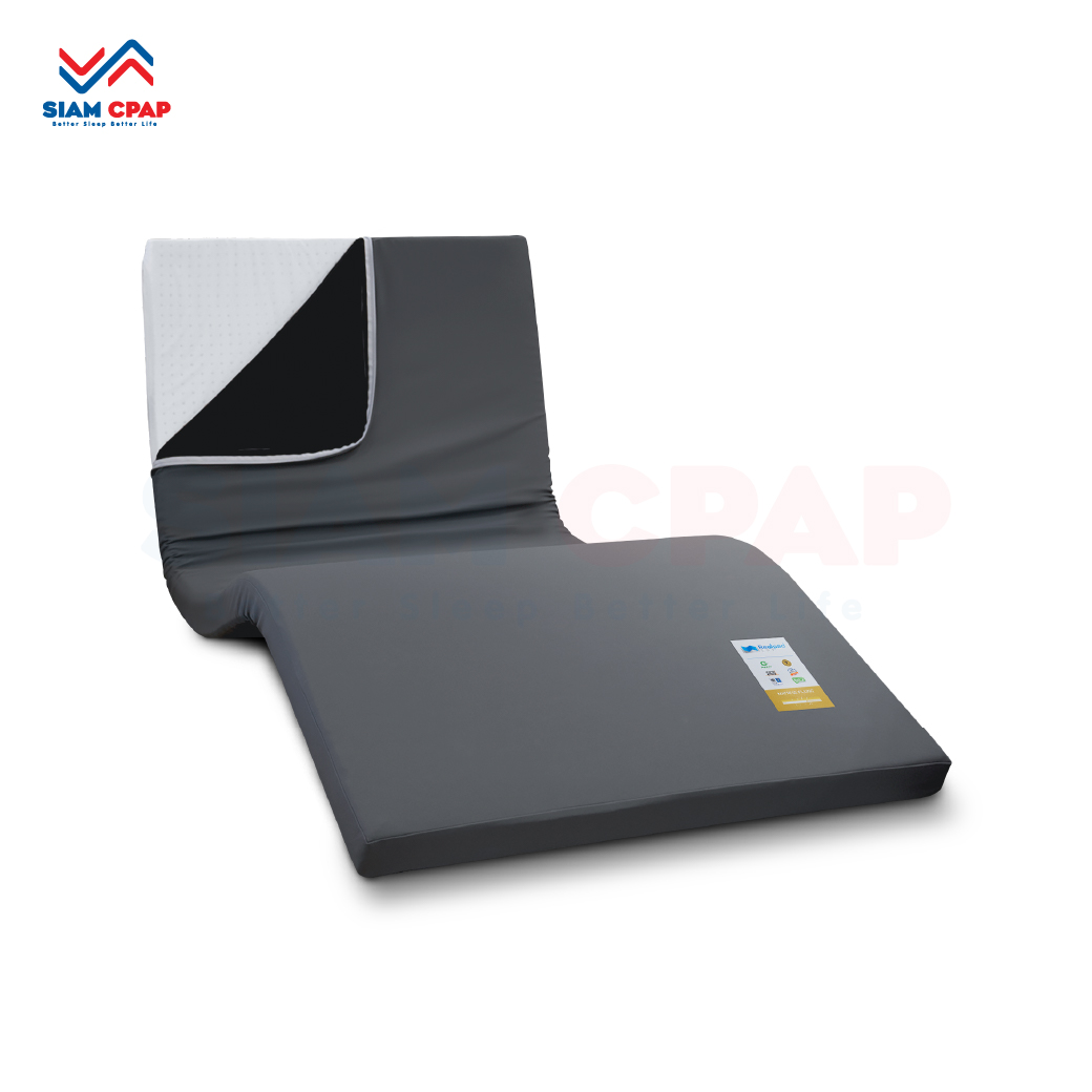 ที่นอนยางพารา กระจายแรงกดทับ นุ่มสบาย ทนทาน Realpad TOP New ปลอกหุ้มหนัง PU รับประกัน 5 ปี