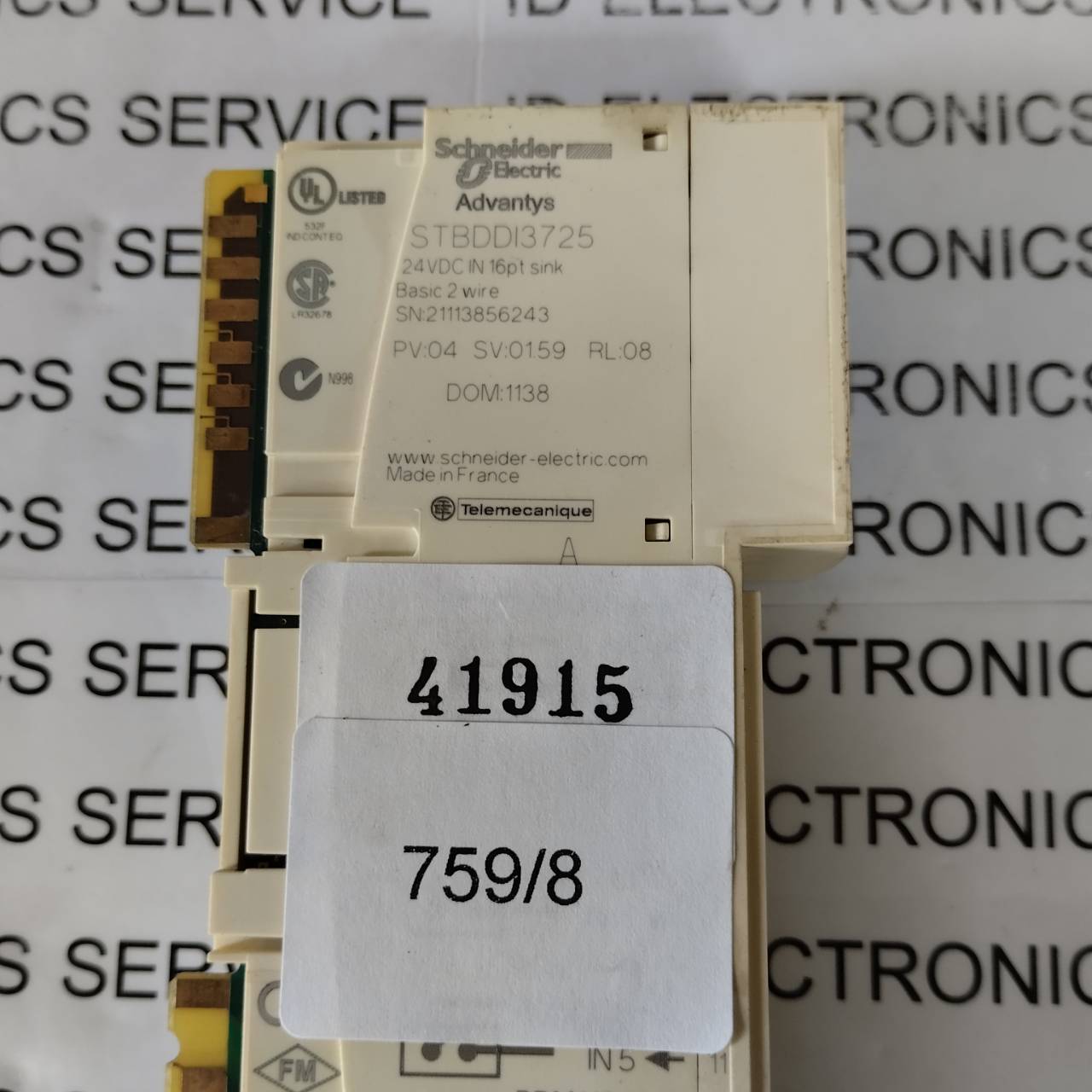 PLC " SCHNEIDER " MODEL : STBDDI3725