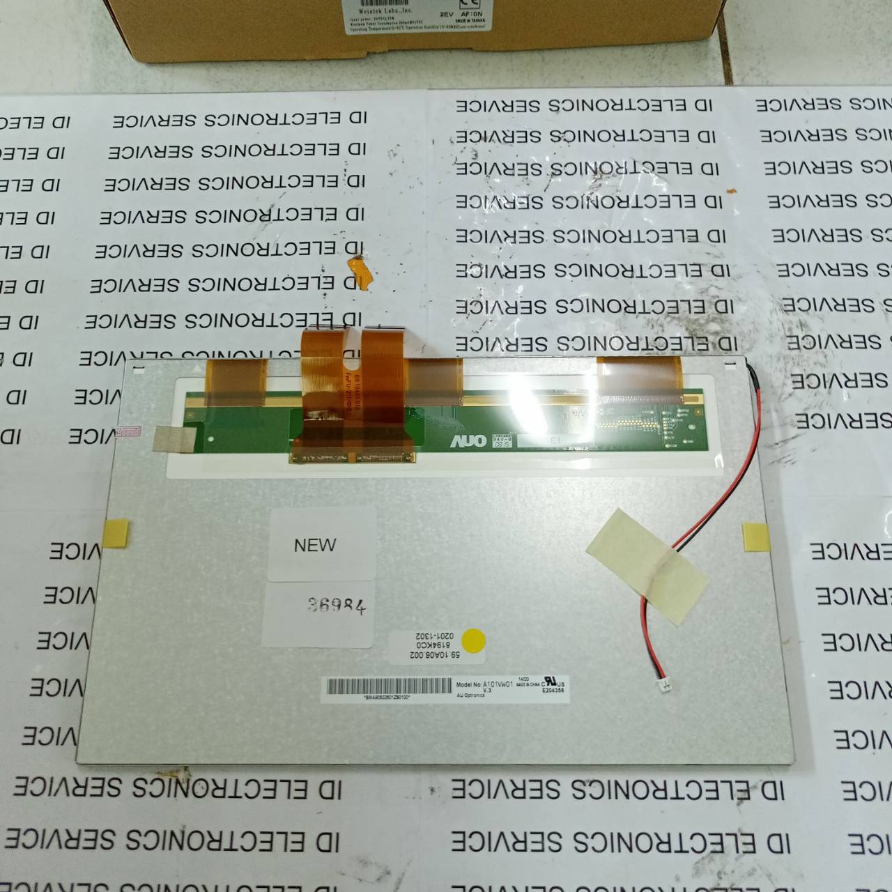 LCD PANEL " AUO " MODEL : A101VW01