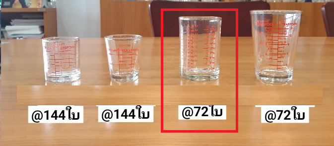 P12196 แก้วตวง 5.9 oz. (170 ml.) (5.8*5.8*8.7 cm) No.103006 ราคาขายส่งต่อ 1 ลัง: 72 ใบ: 900 บต่อลัง