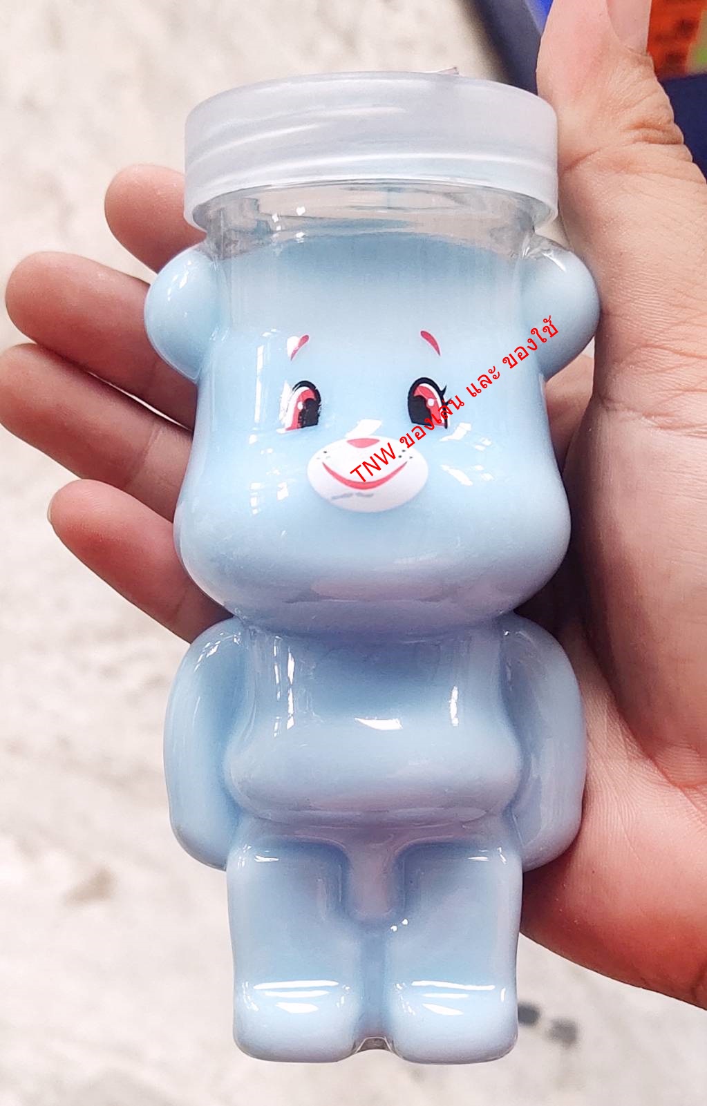 สลามขวดหมี สลามน้ำลายเอเลี่ยน ขวดหมีนารัก มี 2 สี