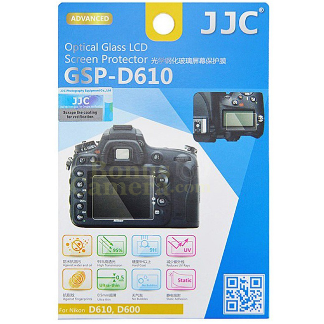 GSP-D610 แผ่นกระจกกันรอยจอ LCD นิคอน D600,D610 Nikon LCD Screen Protector