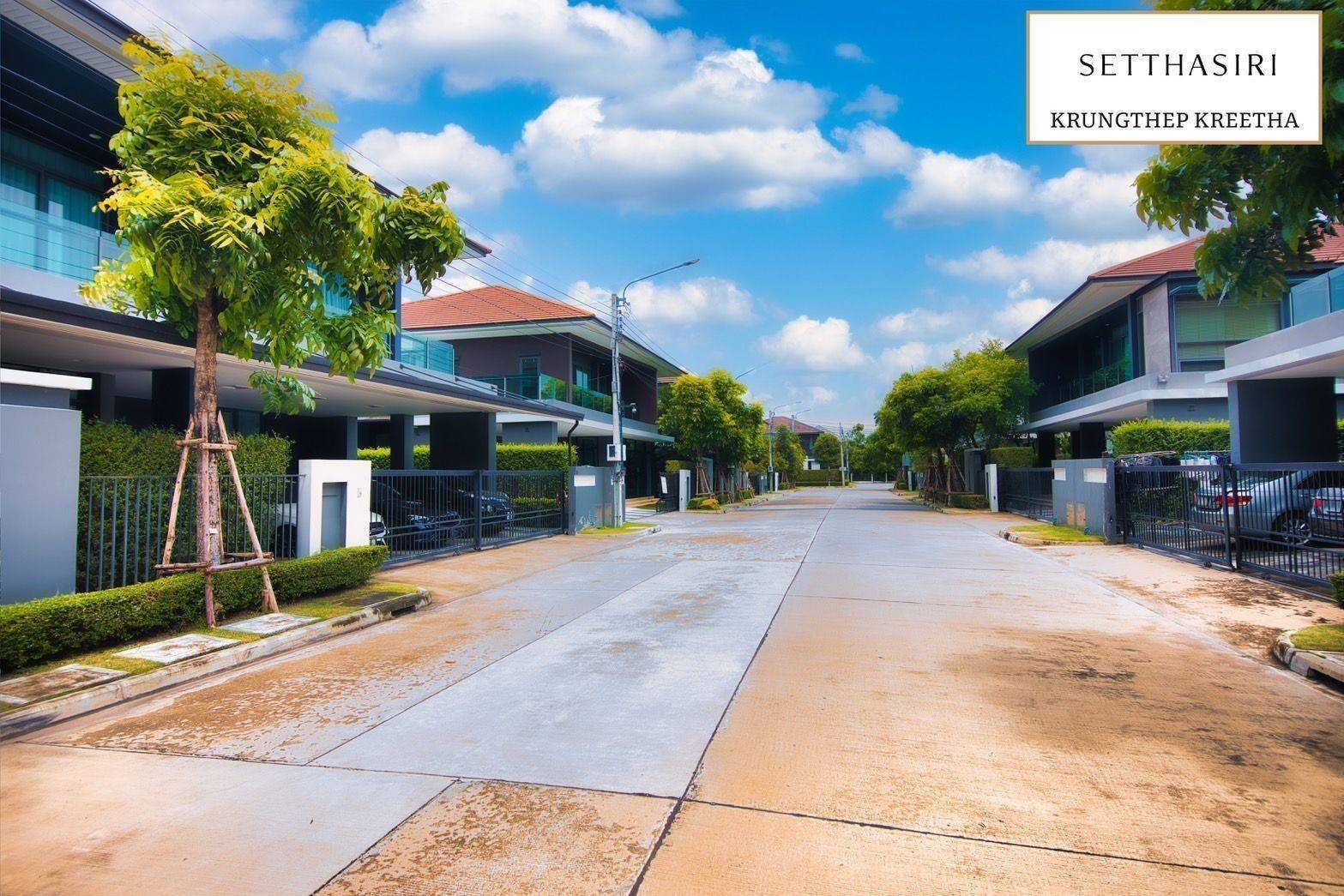 ขายบ้านเดี่ยว 2 ชั้น หมู่บ้าน เศรษฐสิริกรุงเทพกรีฑา 2 ทำเลดี กรุงเทพกรีฑา15/1 เขตบางกะปิ (N.1458)