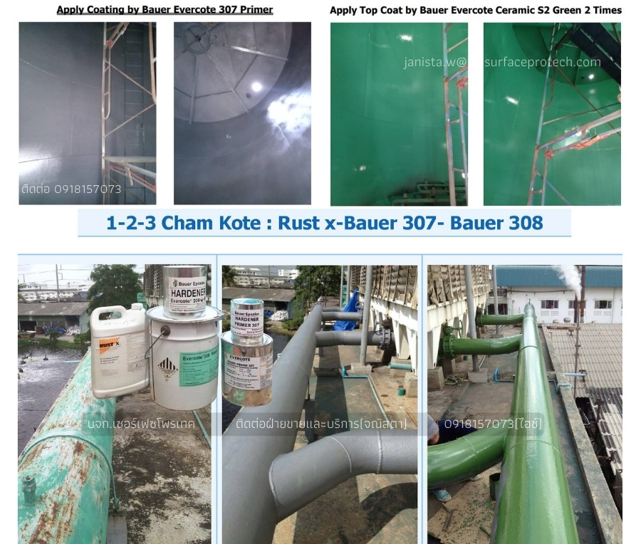 Bauer Primer307 สารรองพื้นโลหะเนื้อสีสูง ทนการกัดกร่อน ไพรเมอร์เพิ่มการยึดเกาะติดทนไม่ลอก-ติดต่อฝ่ายขาย(ไอซ์)0918157073ค่ะ