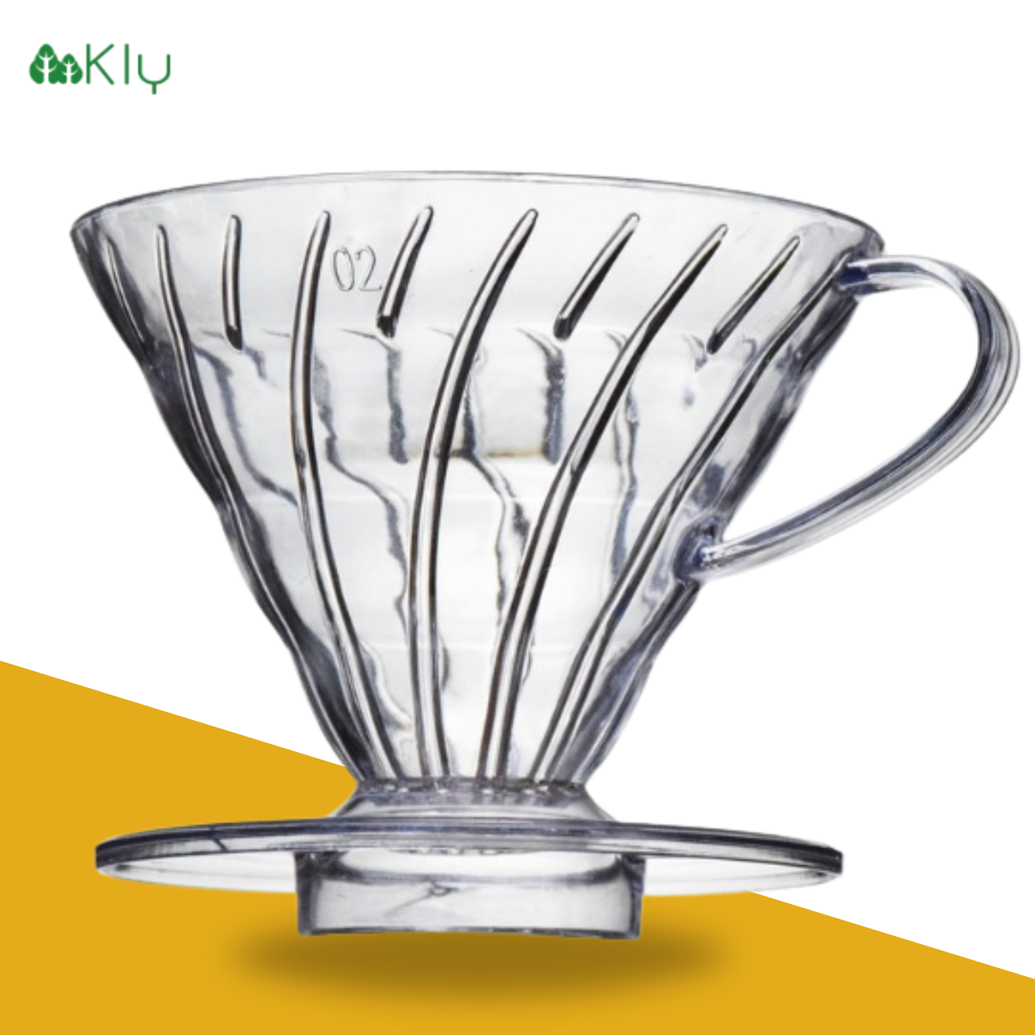 กาดริปกาแฟ ดริปเปอร์ V60 แบบพลาสติก