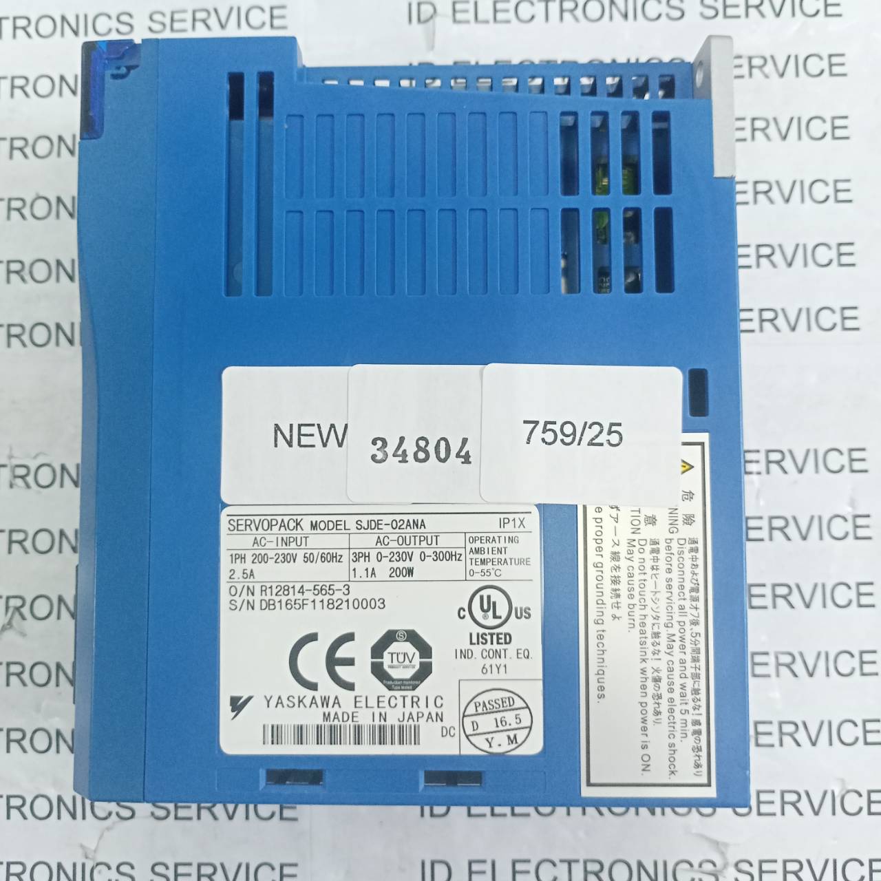 SJDE-02ANA DRIVE "YASKAWA"