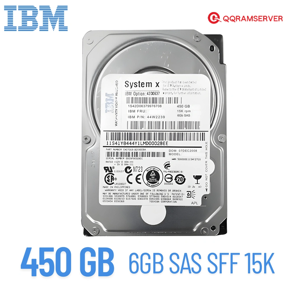 HDD Server IBM x3100 M1 450GB 6Gbps 15k Harddisk Server