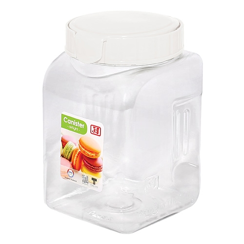 P04779 ขวดโหลสี่เหลี่ยมใส จุ 1.05 ลิตร (กว้าง 9.5* ยาว 11* สูง 16 cm) เกรดเอ หนา สีสวย No.8123 ราคาส่งต่อ 12 ใบ: เฉลี่ย 45/ใบ ขายส่งพลาสติกเกรดห้าง