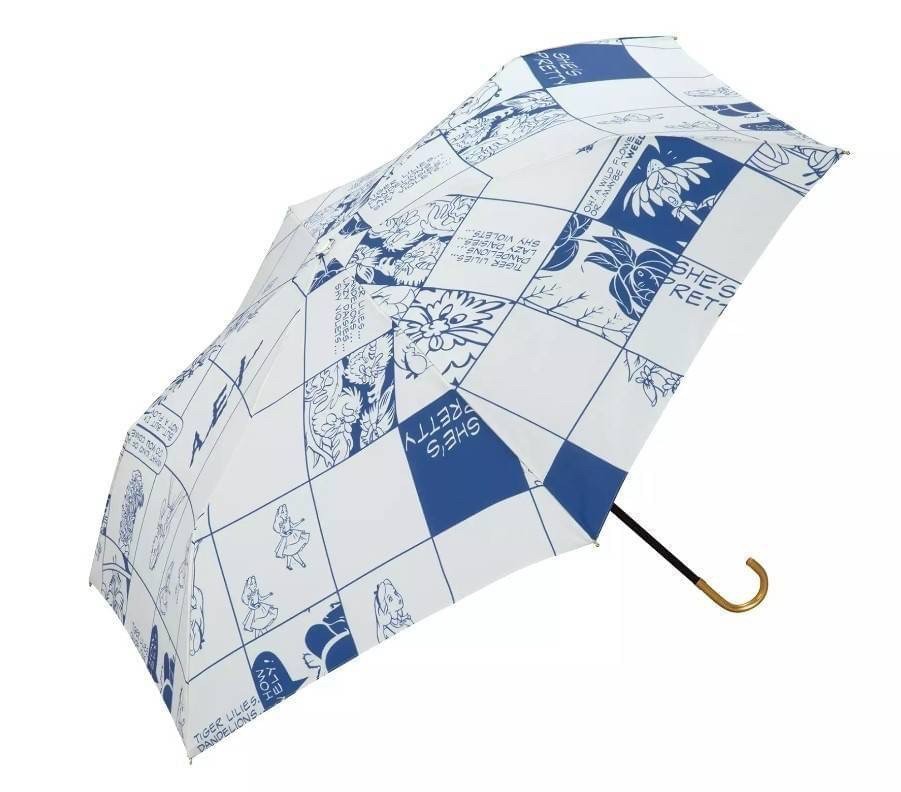 ร่มกันแดด ร่มกันฝน Wpc. © × alice window mini Folding Umbrella (50 cm) Clutch Bag Type