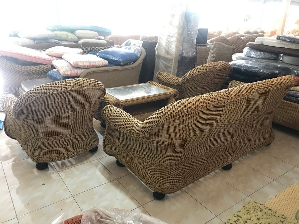 ชุดรับแขกหวายแท้สุพรรณหงส์