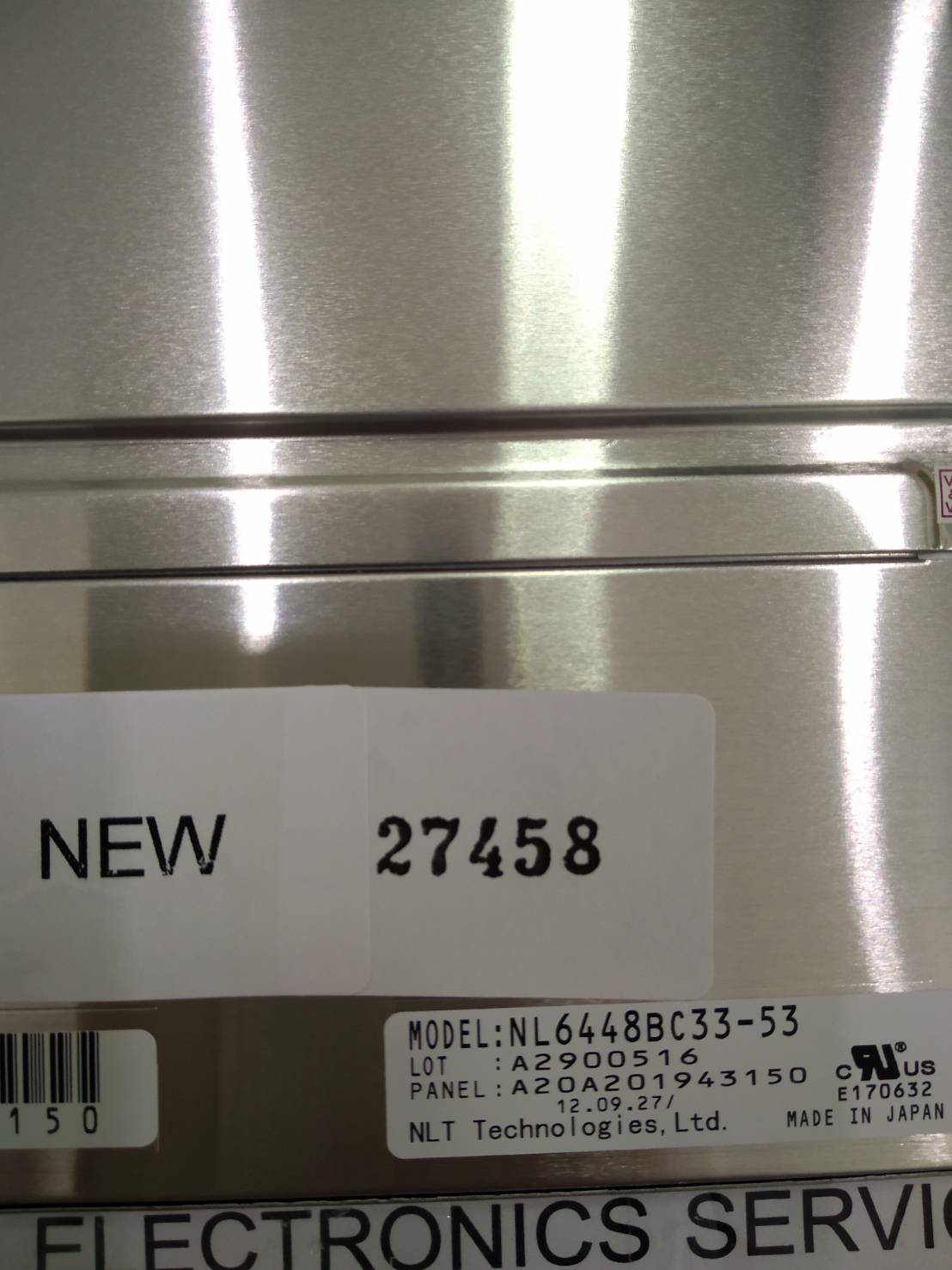 LCD PANEL " NEC " MODEL : NL6448BC33-53