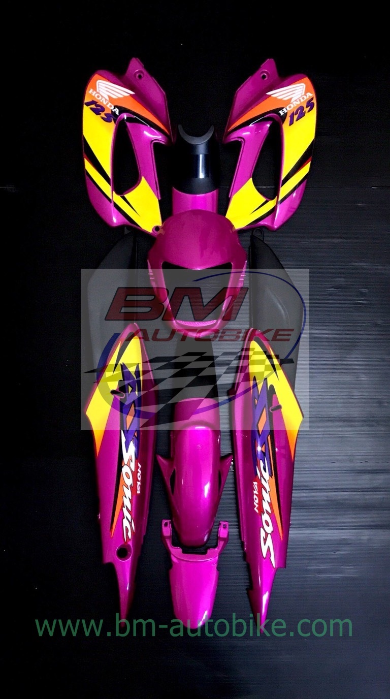 ชุดสี SONICเก่า 2000 สีชมพู190ล้วน 4 กก.