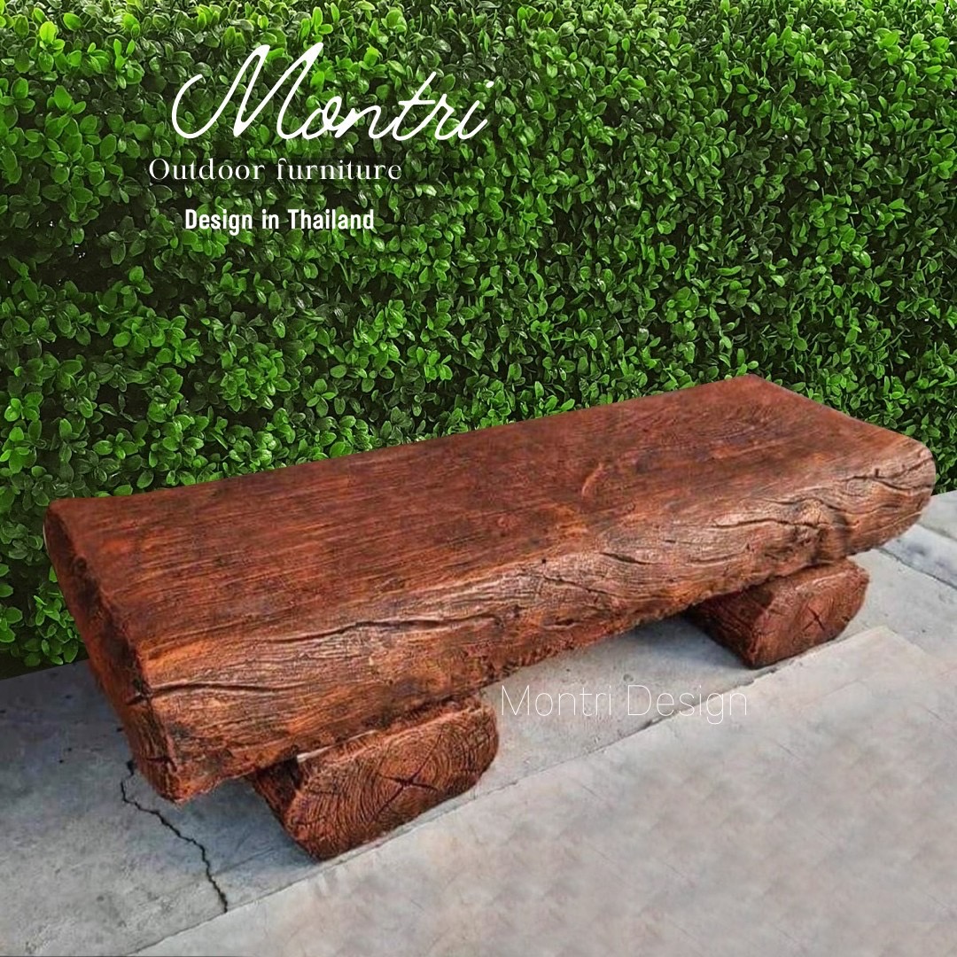 เก้าอี้โซฟาปูนลายไม้ เก้าอี้โซฟา เก้าอี้ขอนไม้ เก้าอี้แต่งสวน ม้านั่งสนาม ม้านั่งสนามปูนลายไม้