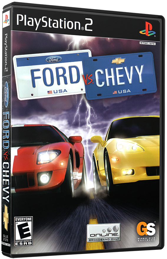 แผ่นเกมส์ PS2 : Ford vs. Chevy