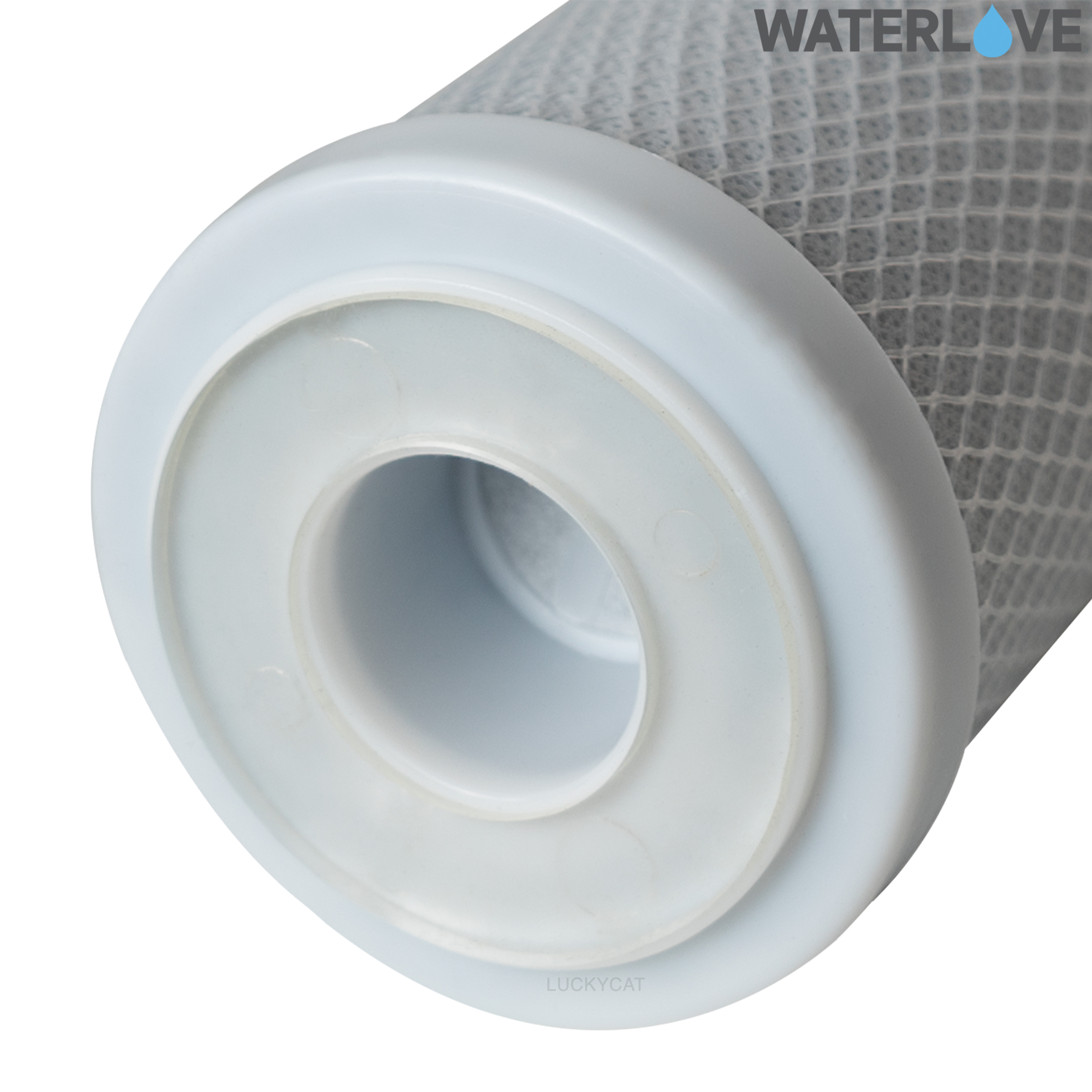 ไส้กรองน้ำคาร์บอนบล็อก CTO ขนาด 10 นิ้ว เส้นผ่าศูนย์กลาง 2.5 นิ้ว