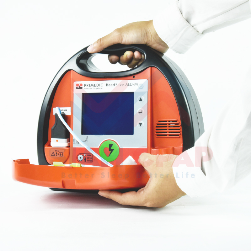 เครื่องกระตุกหัวใจด้วยไฟฟ้าแบบอัตโนมัติ รุ่น AED-M รับประกันศูนย์ไทย 2 ปี