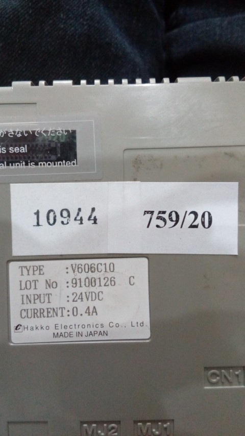 HMI " HAKKO " MODEL : V606C10