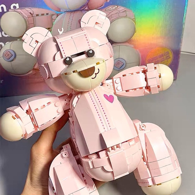 [พร้อมส่ง] Jnihouse : Teddy Bear Bricks ตัวต่อน้องหมีเทดดี้